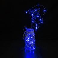 🔵 cylapex 6 pack blue fairy string lights: battery operated firefly lights for diy decor, christmas decoration, costume, wedding & more logo