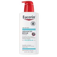 🧴 eucerin advanced repair lotion, unscented, 16.9 fluid ounces logo