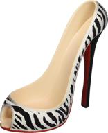 wild eye designs zebra high heel bottle holder: stylish and functional логотип