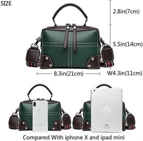 img 2 attached to Crossbody Handbags Designer Satchel Shoulder Purse Women's Handbags & Wallets for Satchels