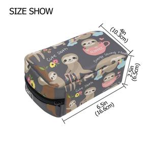 img 2 attached to 💄 Optimized Portable Cosmetic Toiletry Organizer Accessories