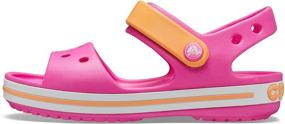 img 4 attached to 👟 Crocs Crocband Toddler Electric Cantaloupe Boys' Shoes: Модная и удобная обувь для мальчиков