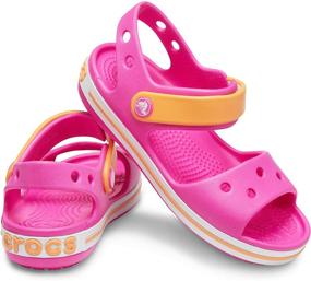 img 3 attached to 👟 Crocs Crocband Toddler Electric Cantaloupe Boys' Shoes: Модная и удобная обувь для мальчиков