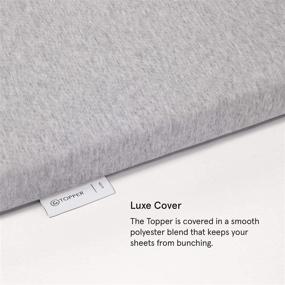 img 1 attached to Enhance Comfort and Support with TUFT & NEEDLE - Queen 2 Inch Breathable, Supportive Adaptive Foam Mattress Topper, CertiPUR-US