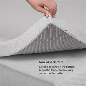 img 2 attached to Enhance Comfort and Support with TUFT & NEEDLE - Queen 2 Inch Breathable, Supportive Adaptive Foam Mattress Topper, CertiPUR-US