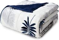 🍃 ynm leaf/navy flannel duvet cover for 60x80 weighted blankets logo