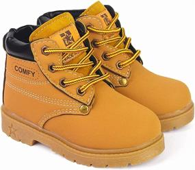 img 2 attached to Toddler Waterproof Synthetic Leather Outdoor Boys' Shoes ~ Boots