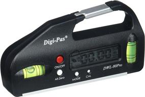 img 4 attached to DigiPas DWL80PRO: Compact Digital Level & Angle Gauge - Accurate Protractor, Bevel Gauge, and Angle Finder, 0.05° Sensitivity, 4 inch Pocket Size