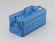 🧰 toyo st tool box st-350-b: efficient storage solution with 2 cantilever trays logo