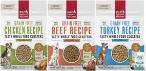 img 4 attached to 🐶 The Honest Kitchen Whole Food Clusters Сухой корм для собак высшего качества - Комбинация без клеток курицы, индюшки и говядины с 10 шт. салфеток PetFaves: Честный выбор для вашего дорогого пёсика.