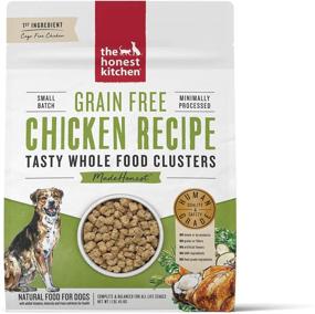 img 3 attached to 🐶 The Honest Kitchen Whole Food Clusters Сухой корм для собак высшего качества - Комбинация без клеток курицы, индюшки и говядины с 10 шт. салфеток PetFaves: Честный выбор для вашего дорогого пёсика.