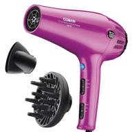 💖 conair 1875 watt cord-keeper hair dryer in pretty pink - powerful and convenient! logo
