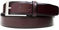 burnished leather belt 42 navy men's accessories логотип