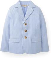 classic seersucker jacket for boys by hope henry: timeless style and comfort logo