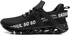 img 3 attached to 👟 Men's SKDOIUL Mesh Breathable Trail Running Shoes - Fashion Sneakers for Sport and Fitness