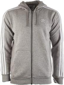 img 3 attached to Adidas Originals 3 Stripes Full Zip Sweatshirt Men's Clothing