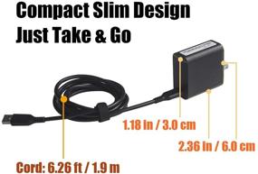 img 2 attached to 🔌 65W 20V 3.25A Slim Travel Power Supply Charger for Lenovo Yoga 900 700 Yoga 3 Pro 4 Pro, Ideapad 700s Convertible Ultrabook - AC Adapter Cord Replacement by WEETEN