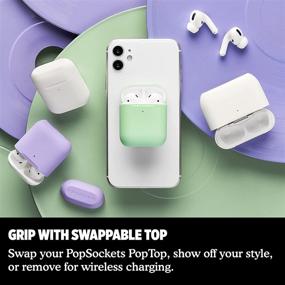 img 2 attached to PopSockets PopGrip AirPods Holder PopChain Cell Phones & Accessories in Accessories