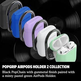 img 1 attached to PopSockets PopGrip AirPods Holder PopChain Cell Phones & Accessories in Accessories