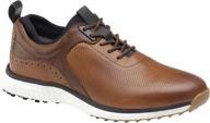 🏌️ johnston & murphy men's xc4 h1-luxe hybrid golf shoes: waterproof leather, lightweight, memory-foam cushioning - the perfect blend of style and performance logo