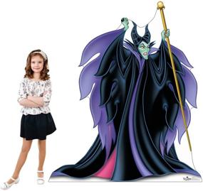 img 2 attached to 🦇 Disney Villains Maleficent Life Size Cardboard Cutout Standup - Advanced Graphics