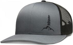 img 4 attached to 🧢 Tamarack Mountain Trucker Hat with No-Sweat Hat Liner - Ultimate Comfort and Style