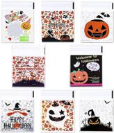 halloween cookie supply cellophane with adhesive logo