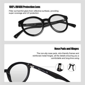 img 3 attached to 👓 Blue Light Blocking Glasses - Stylish Computer Gaming Eyewear for Women, Men, and Teens - Anti-Eyestrain Blue Blocker Glasses