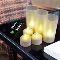 hl replacement inductive tea lights, 6pcs warm white - a must-have for tea light holders (replacement only) логотип