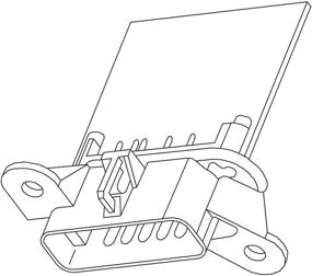 img 1 attached to 🔌 GM Genuine Parts 15-8966 HVAC Blower Motor Resistor