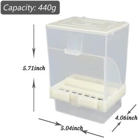 img 3 attached to Automatic Budgerigar Parakeet Container Accessories