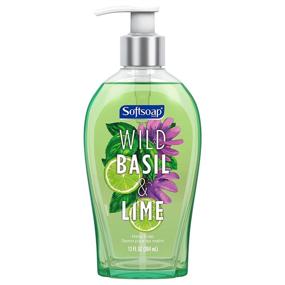 img 4 attached to 🌿 Жидкое мыло для рук с диким базиликом и лаймом от Softsoap, 52 жидких унций