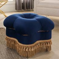 navy blue jennifer taylor home ellen ottoman: enhancing your space with style and comfort logo