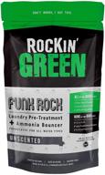 🧺 rockin' green funk rock ammonia bouncer: powerful unscented natural laundry pre-treatment powder - non-toxic vegan formula for pre-wash or soaking (1) 16 oz. bag, up to 30 loads logo