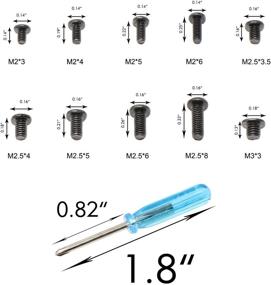 img 2 attached to 💻 500pcs Laptop Notebook Computer Screws Set Kit for IBM HP Dell Samsung Sony Toshiba Gateway Acer Lenovo - M2 M2.5 M3 - by Waycreat