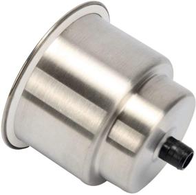 img 1 attached to Amarine Made Stainless Steel Cup Drink Holder: Premium Marine Boat RV Camper Accessory with Drain