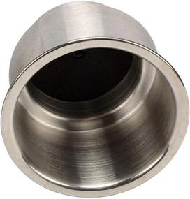 img 2 attached to Amarine Made Stainless Steel Cup Drink Holder: Premium Marine Boat RV Camper Accessory with Drain