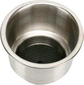 img 3 attached to Amarine Made Stainless Steel Cup Drink Holder: Premium Marine Boat RV Camper Accessory with Drain