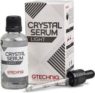 🔒 gtechniq csl crystal serum light: ceramic coating for ultimate paint protection, gloss enhancement, swirl resistance, contaminant repellency (30ml) logo