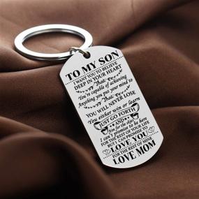 img 3 attached to 🎉 Inspire and Celebrate: Keychain for Birthday, Graduation, and Christmas