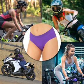 img 1 attached to 🚴 DEALYORK Women's Cycling Underwear: 3D Padded Bike Shorts for a Comfy Ride