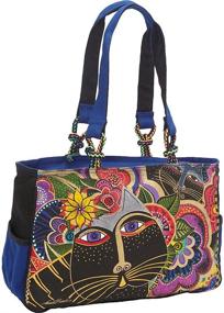 img 1 attached to 👜 Stylish and Colorful Laurel Burch Carlotta's Cats Tote for All Sizes