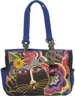 👜 stylish and colorful laurel burch carlotta's cats tote for all sizes logo