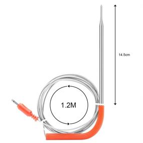 img 2 attached to 🌡️ Inkbird IBBQ-4T Replacement Colored Probe Kit - 4-Pack for WiFi Meat Thermometer - Compatible with IBBQ-4T (Not for IBT-4XS, IBT-6XS)