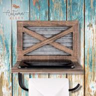 autumn alley rustic toilet holder logo