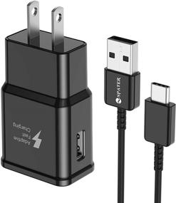 img 4 attached to Spater Fast Charging Wall Charger Kit Set with USB-C 🔌 Cable, Compatible with Samsung Galaxy S10/ S8/ S9 + Note8/ Note9