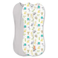 👶 swaddleme pod - размер для новорожденных, 0-2 месяца, 2 штуки (экскурсия): максимальный комфорт и безопасность для вашего младенца логотип