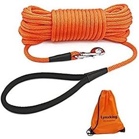 img 3 attached to 🐾 LynxKing Check Cord Dog Leash Long Lead Training Tracking Line Comfortable Handle Heavy Duty Puppy Rope - 10ft, 15ft, 30ft, 50ft, Ideal for Small, Medium, and Large Dogs