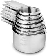 ultimate stainless steel 7-piece measuring cups set for precise dry or liquid 🔍 ingredient measurement - top-rated kitchen gadgets & utensils – perfect for cooking & baking logo