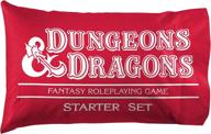 dungeons dragons single reversible pillowcase logo